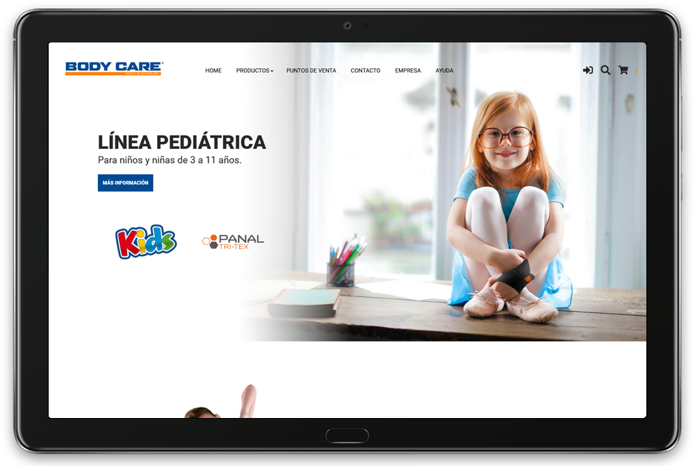 BodyCare diseño web