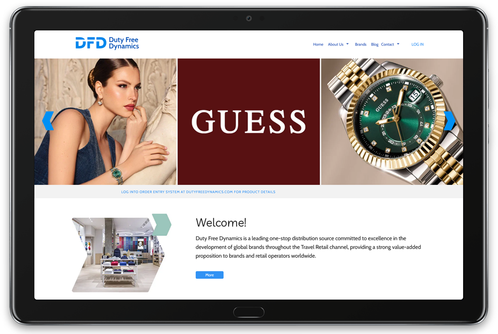 Duty Free Dynamics diseño web