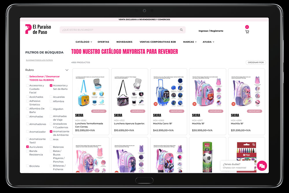 diseño y prgramacion web para ecommerce