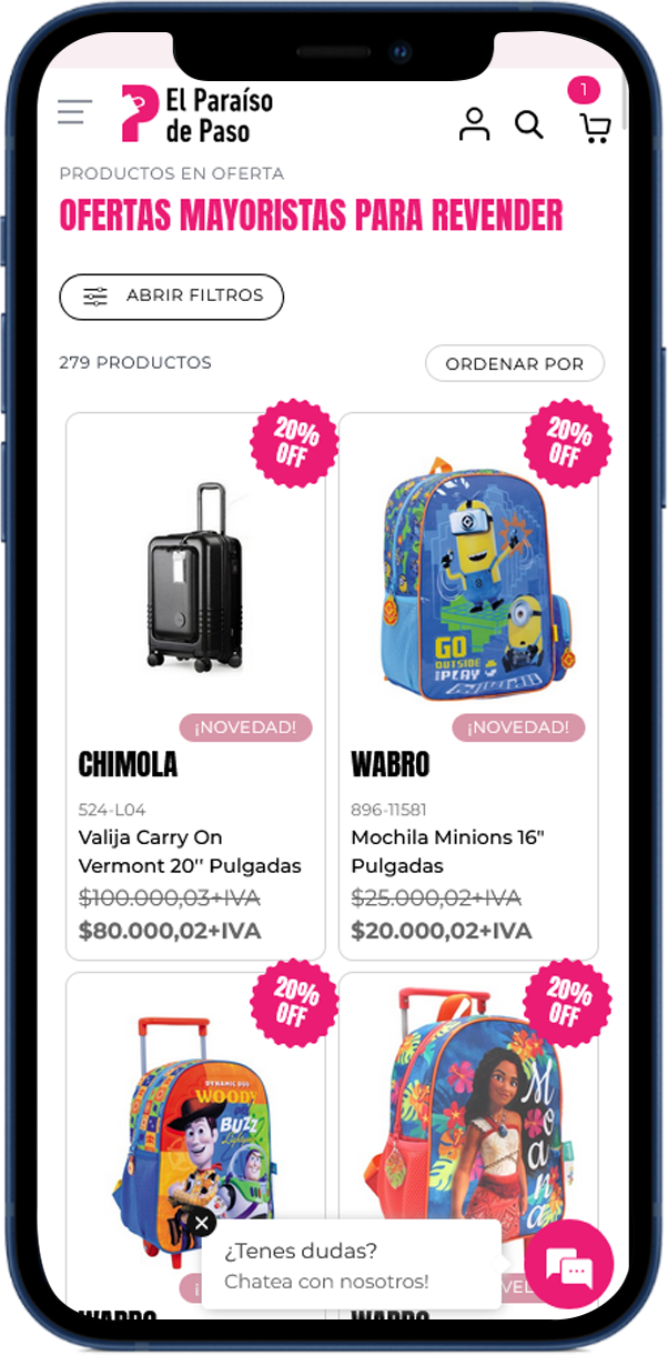 El Paraíso de Paso diseño web