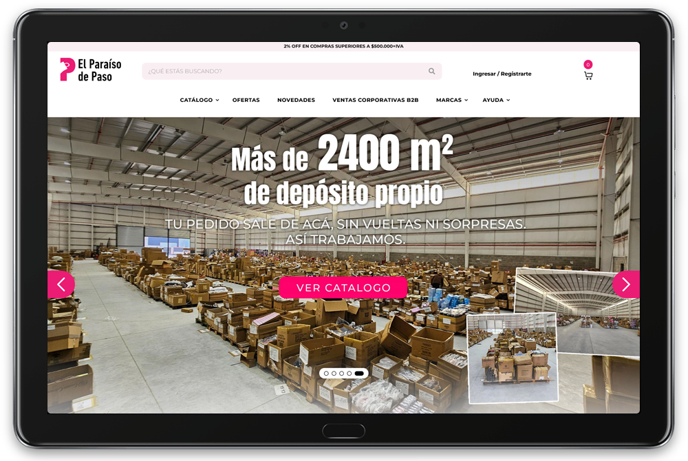 El Paraíso de Paso diseño web