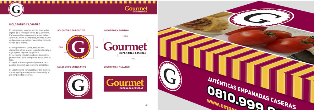 diseño website Gourmet