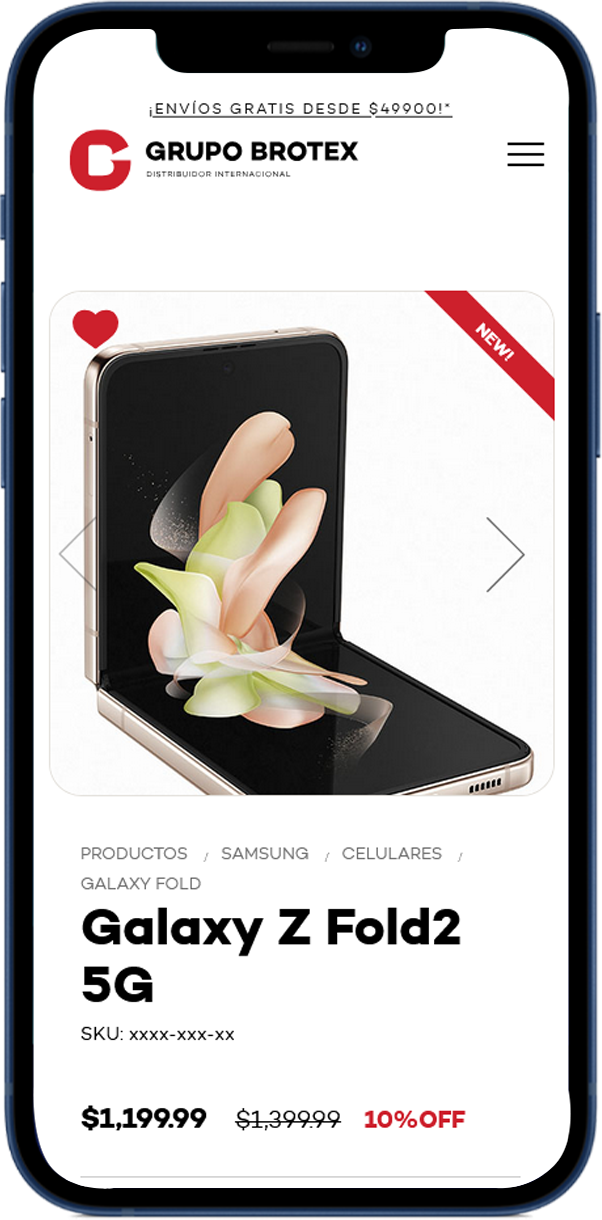 Grupo Brotex diseño web