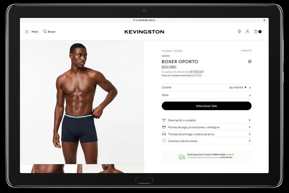 Eshop diseño web