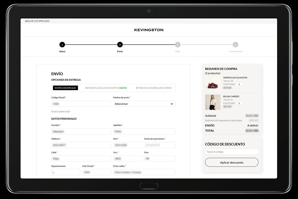 Eshop diseño web