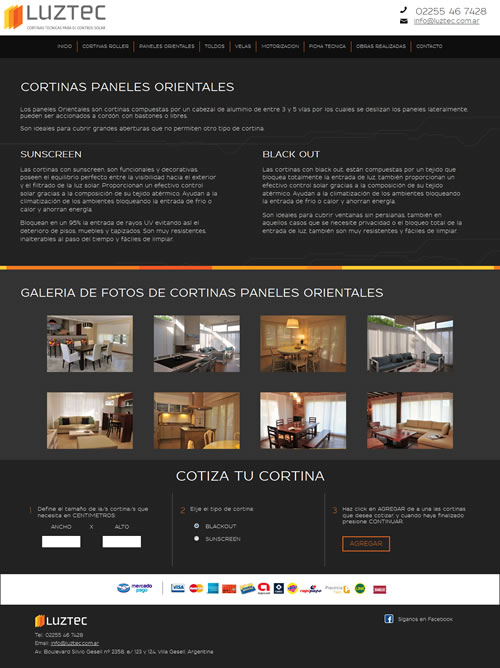 sitio web auto administrable