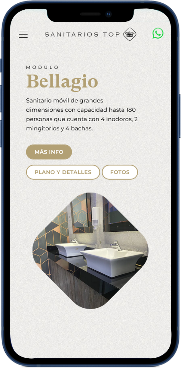 SanitariosTop diseño web