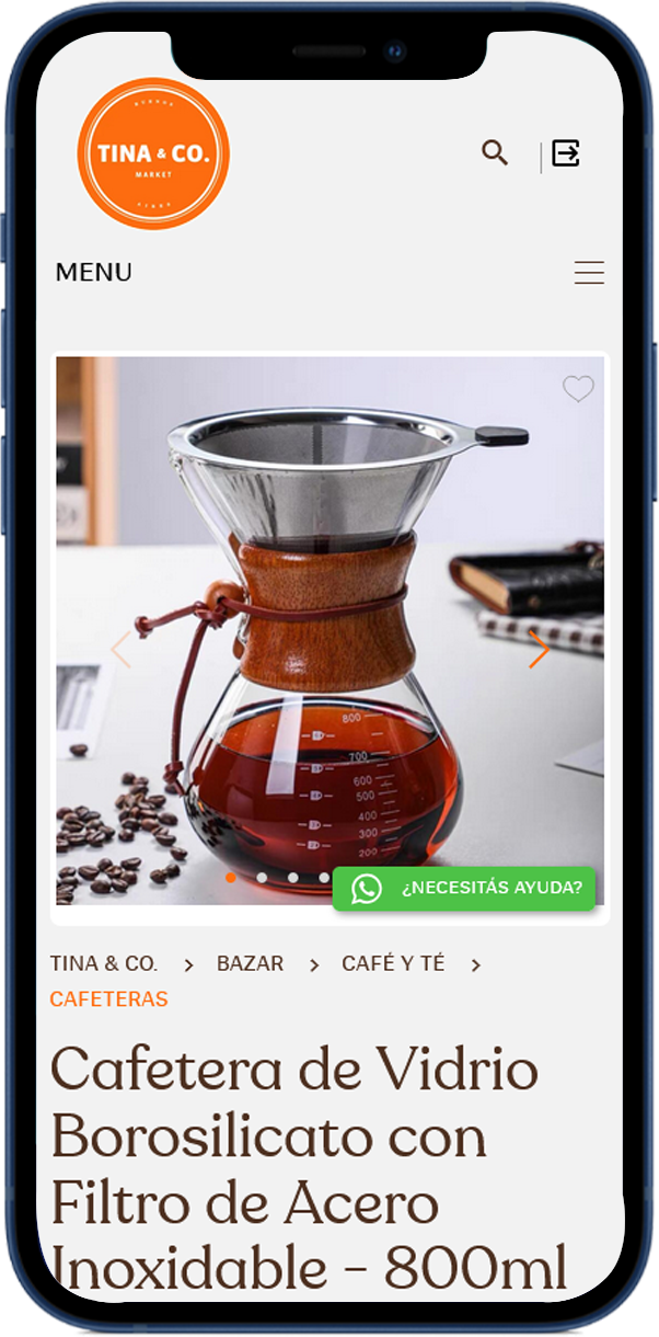 Tina & Co. diseño web
