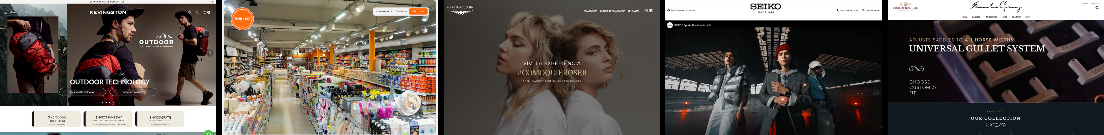 Proyectos destacados de desarrollo Ecommerce B2B y B2C realizados por Enfoque03